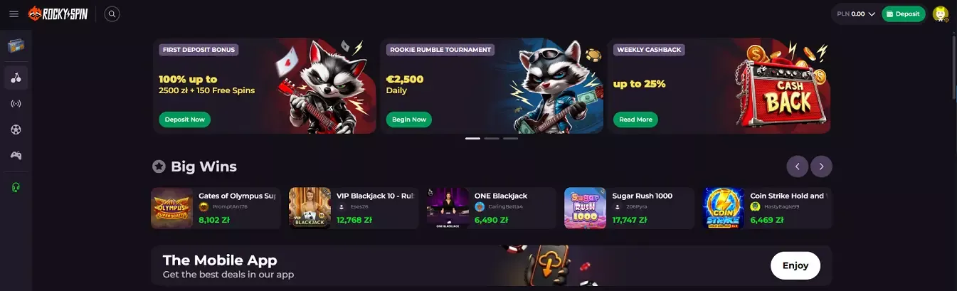 RockySpin casino