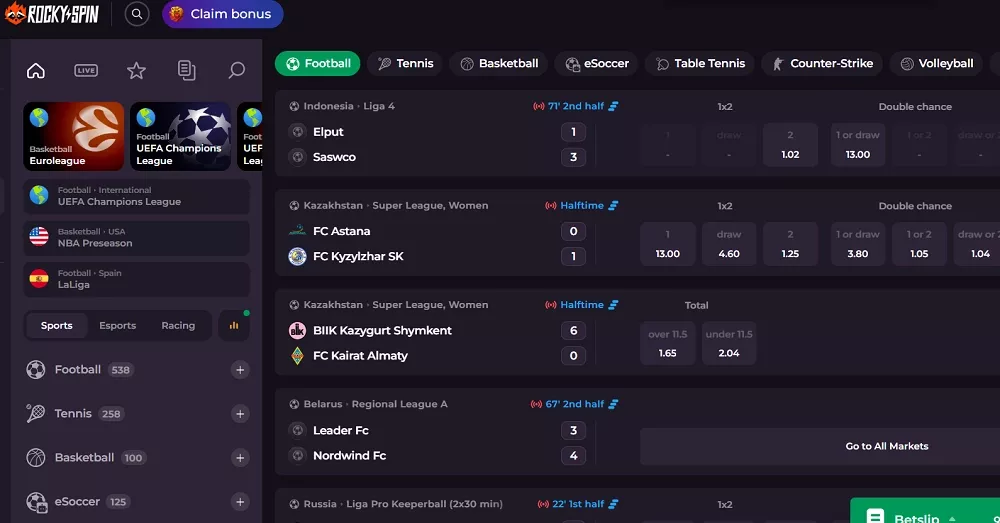 ZÍSKEJ BONUS - RockySpin bonusy - Rocky Spin | 6