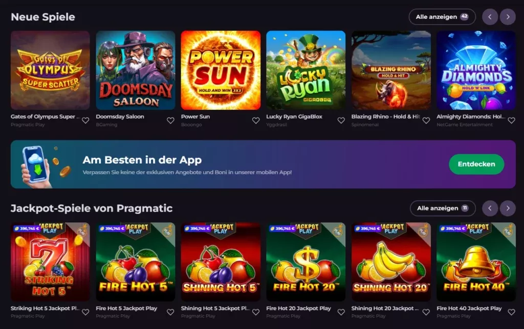 RockySpin казино